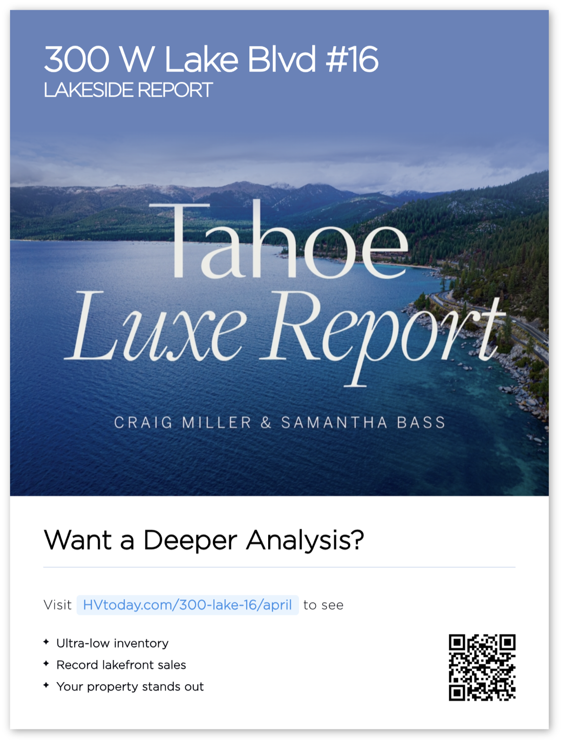 VIP Market Report sample cover with rich imagery and homeowner personalization